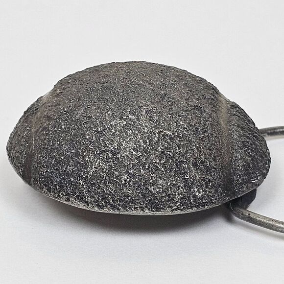 Vtg‎ Tennis Round Textured Dome Ball Belt Buckle 1970s Metal Jimm Watson Sports - Picture 2 of 9